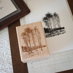 [Bunny Craft House] Wood Stamp - Spring Ridge