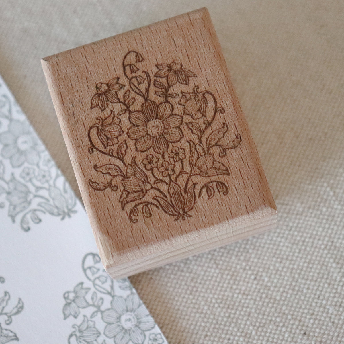 [Bunny Craft House] Wood Stamp - Antique Pattern