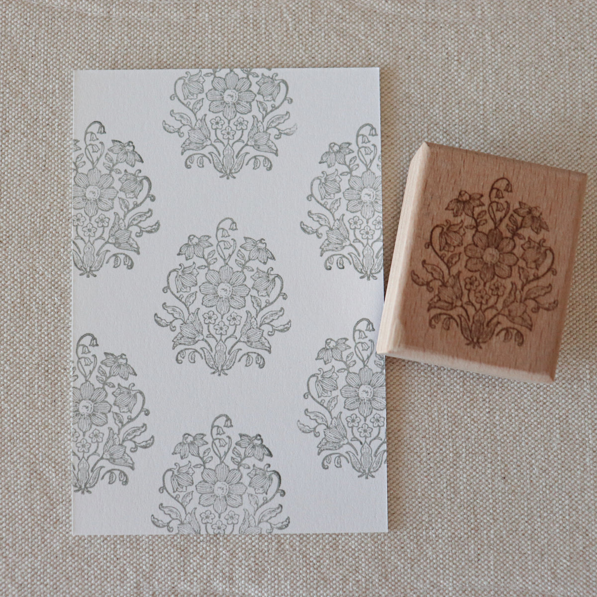 [Bunny Craft House] Wood Stamp - Antique Pattern