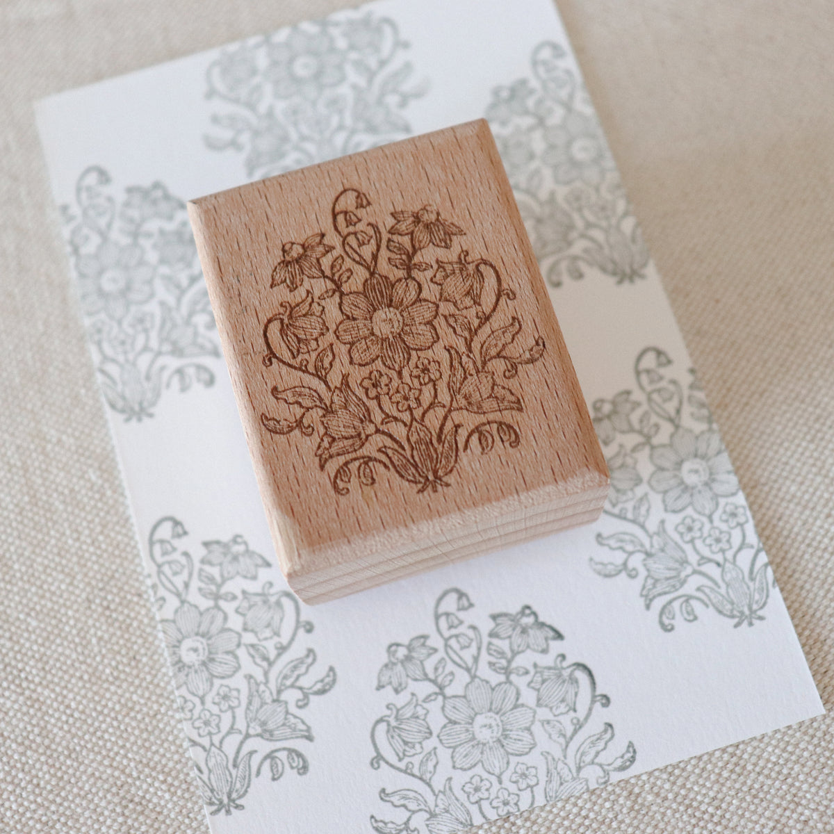 [Bunny Craft House] Wood Stamp - Antique Pattern