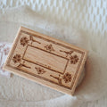 [Bunny Craft House] Wood Stamp - Botanical Tag