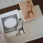 [Bunny Craft House] Wood Stamp - Lady