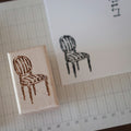 [Bunny Craft House] Wood Stamp - Ticking Stripe Chair