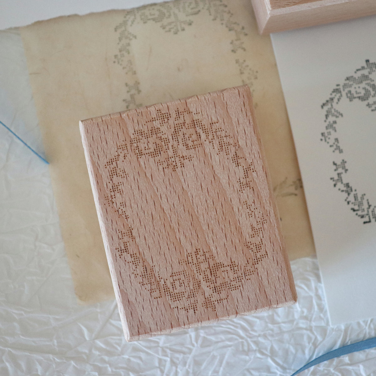 [Bunny Craft House] Wood Stamp - Cross-Stitch