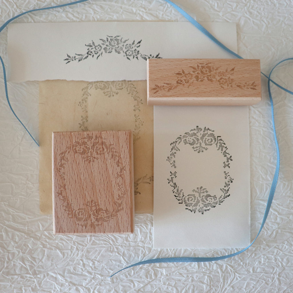 [Bunny Craft House] Wood Stamp - Cross-Stitch