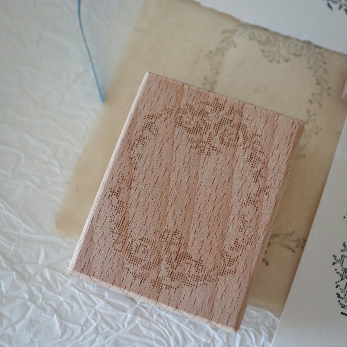 [Bunny Craft House] Wood Stamp - Cross-Stitch