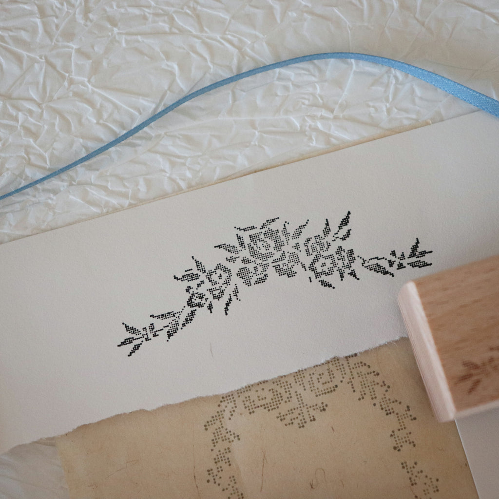 [Bunny Craft House] Wood Stamp - Cross-Stitch