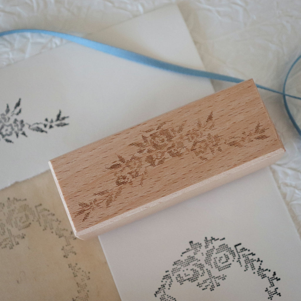 [Bunny Craft House] Wood Stamp - Cross-Stitch