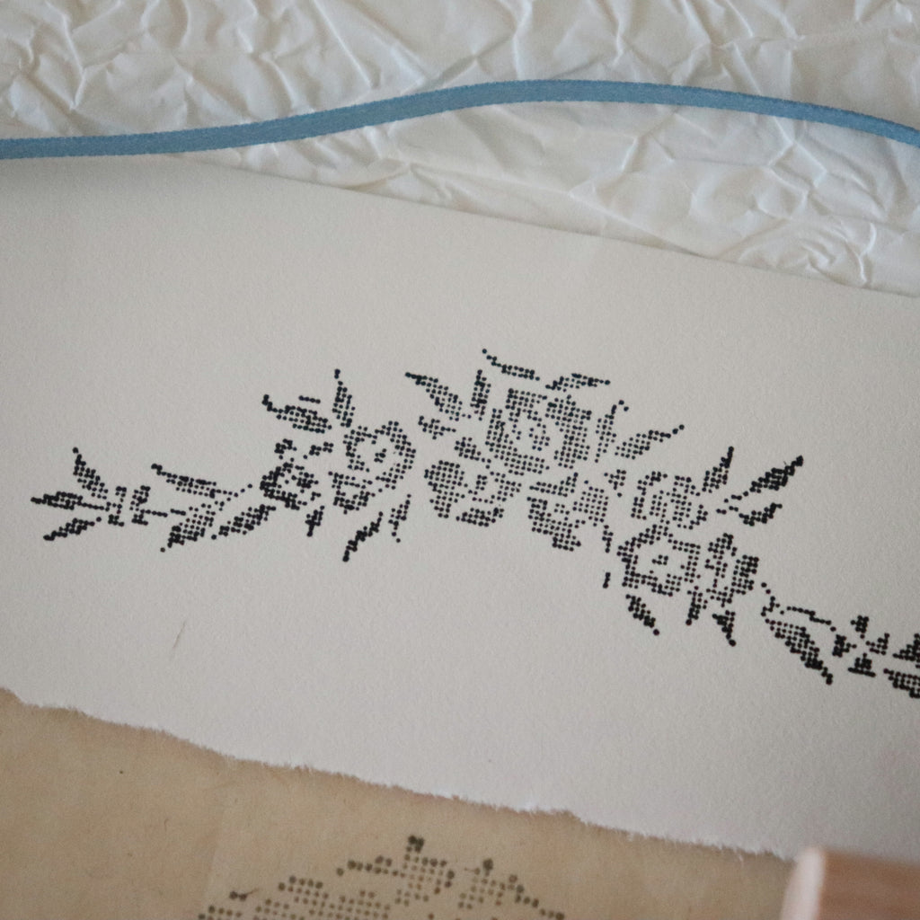 [Bunny Craft House] Wood Stamp - Cross-Stitch