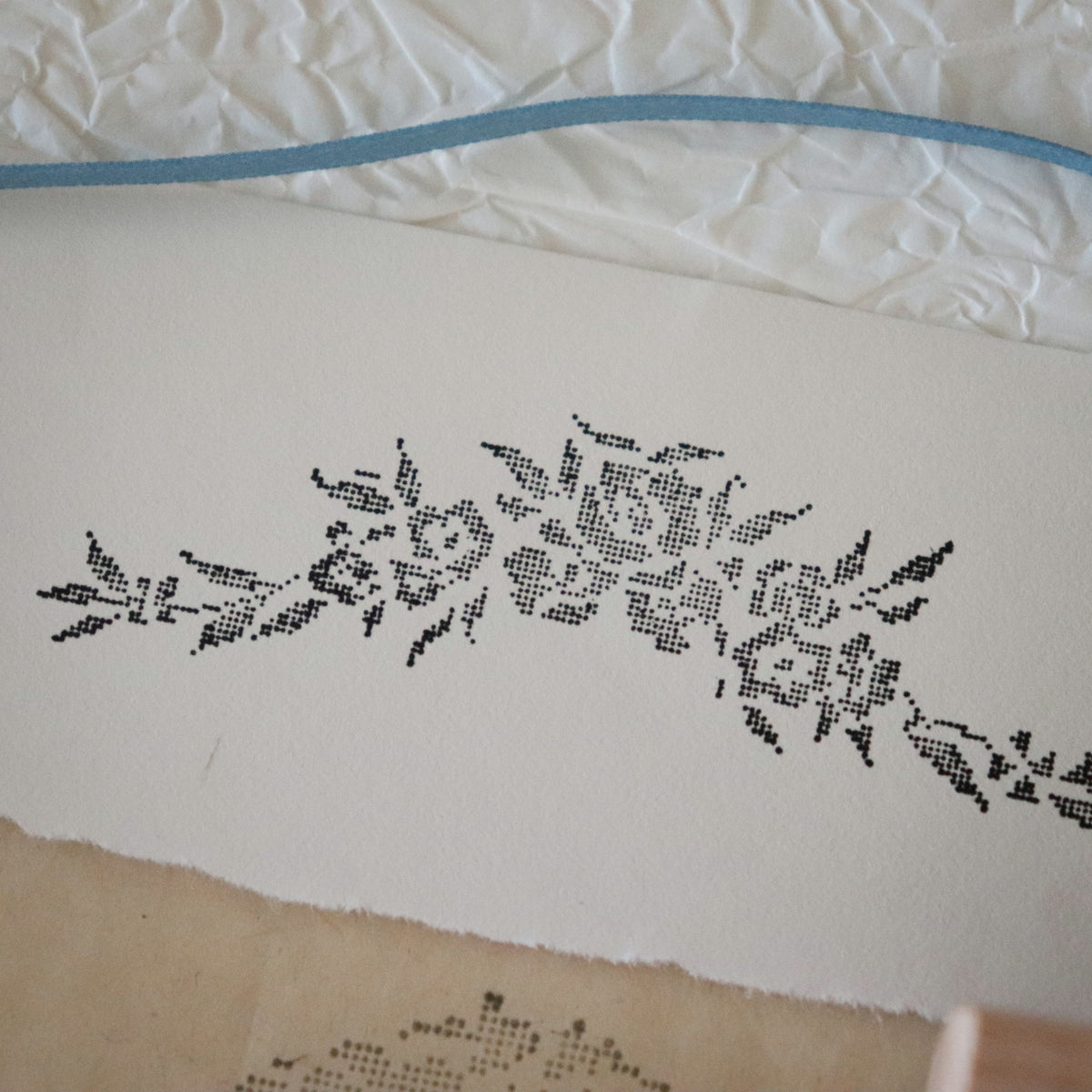[Bunny Craft House] Wood Stamp - Cross-Stitch