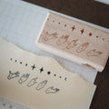 [Bunny Craft House] Wood Stamp - Hand & Stars