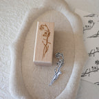 [Bunny Craft House] Wood Stamp - Bellflower