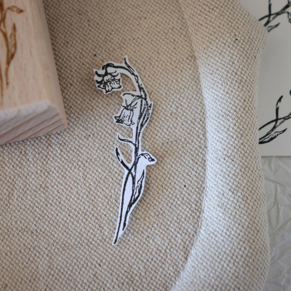 [Bunny Craft House] Wood Stamp - Bellflower