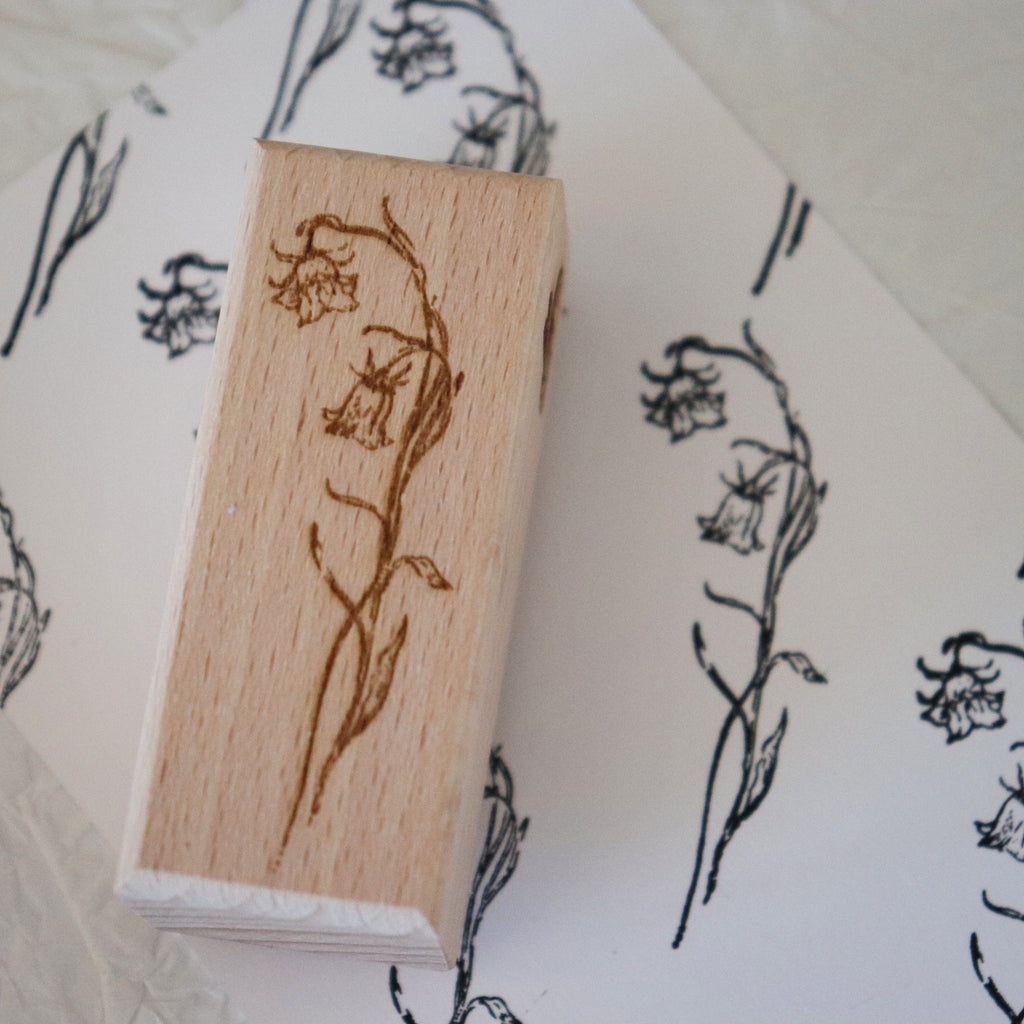 [Bunny Craft House] Wood Stamp - Bellflower