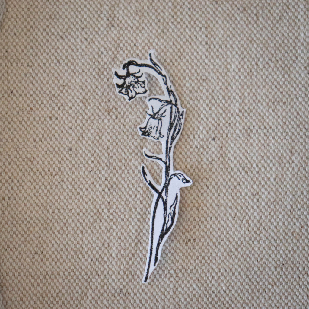 [Bunny Craft House] Wood Stamp - Bellflower