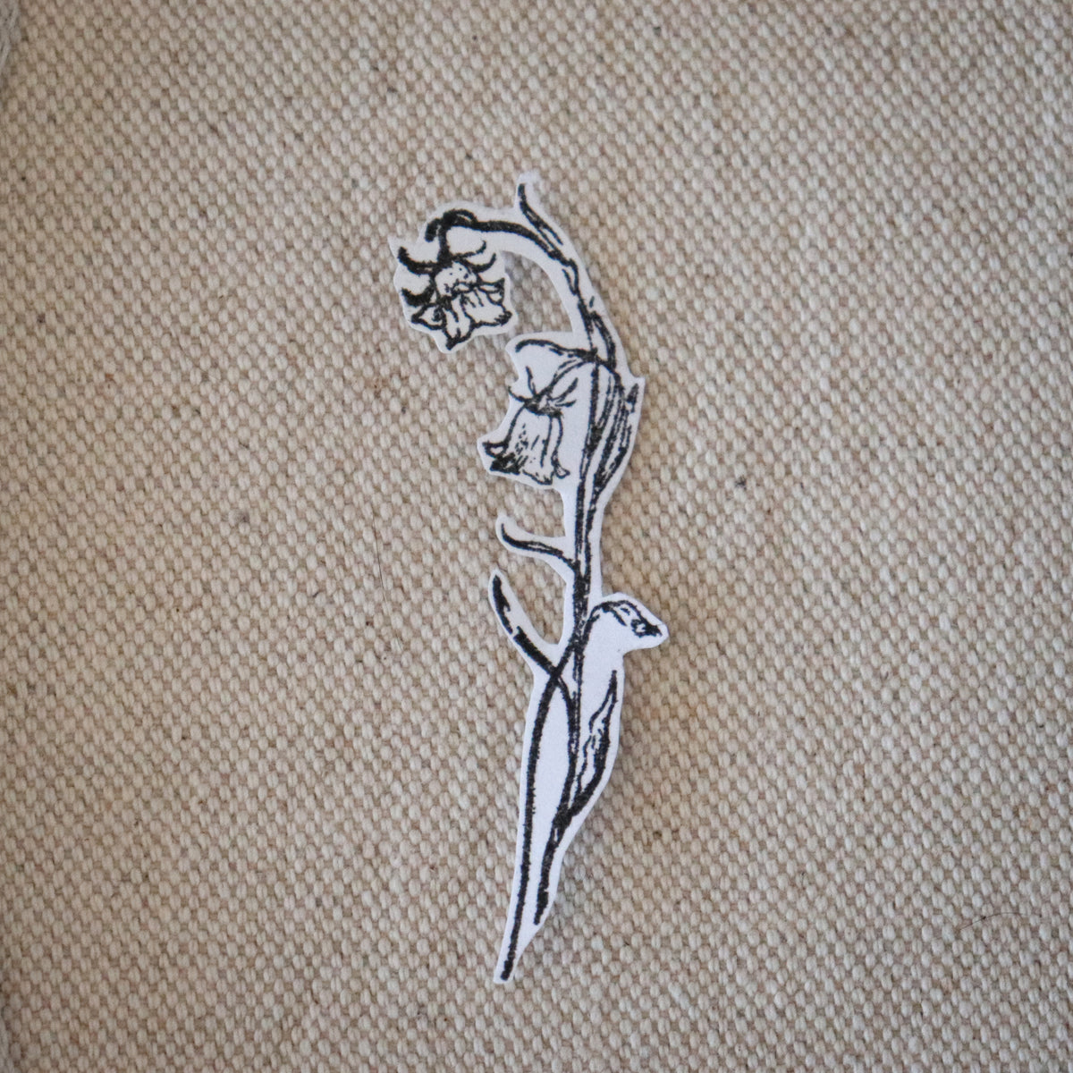 [Bunny Craft House] Wood Stamp - Bellflower