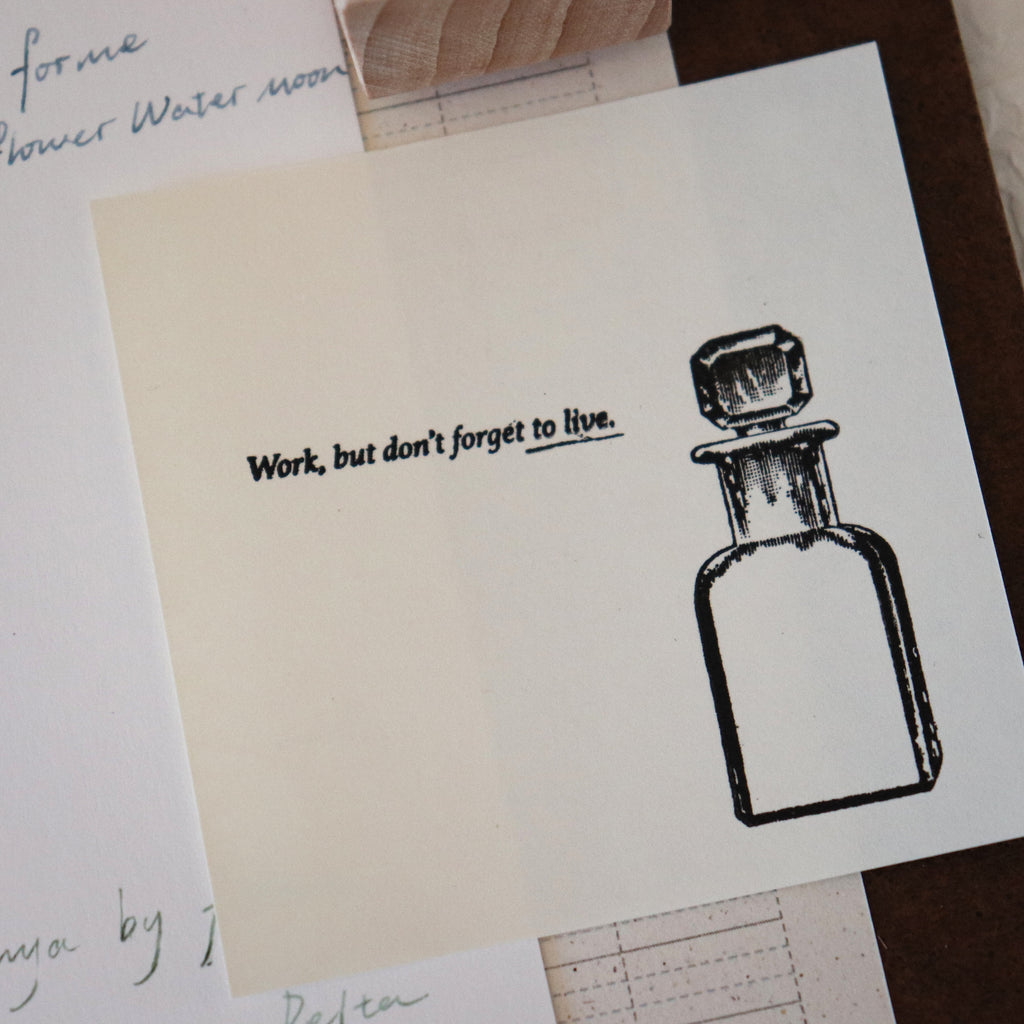 [Bunny Craft House] Wood Stamp - Clear Flacon