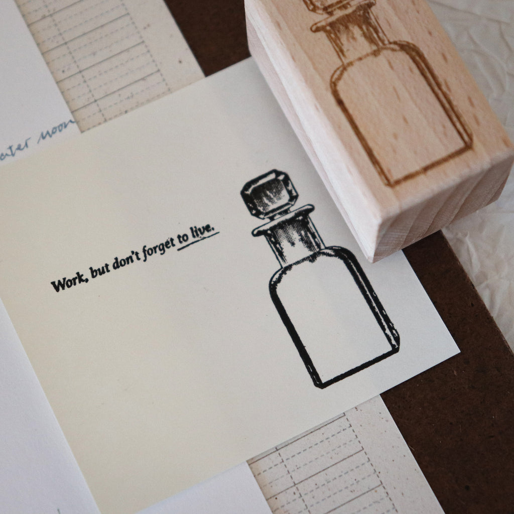 [Bunny Craft House] Wood Stamp - Clear Flacon