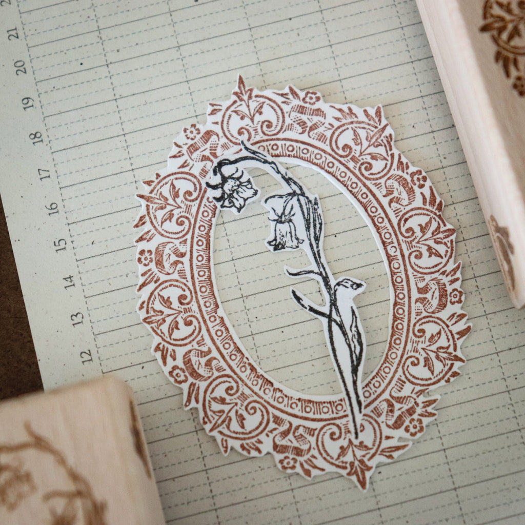 [Bunny Craft House] Wood Stamp - Medieval Frame