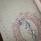[Bunny Craft House] Wood Stamp - Medieval Frame