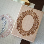 [Bunny Craft House] Wood Stamp - Medieval Frame
