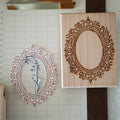 [Bunny Craft House] Wood Stamp - Medieval Frame
