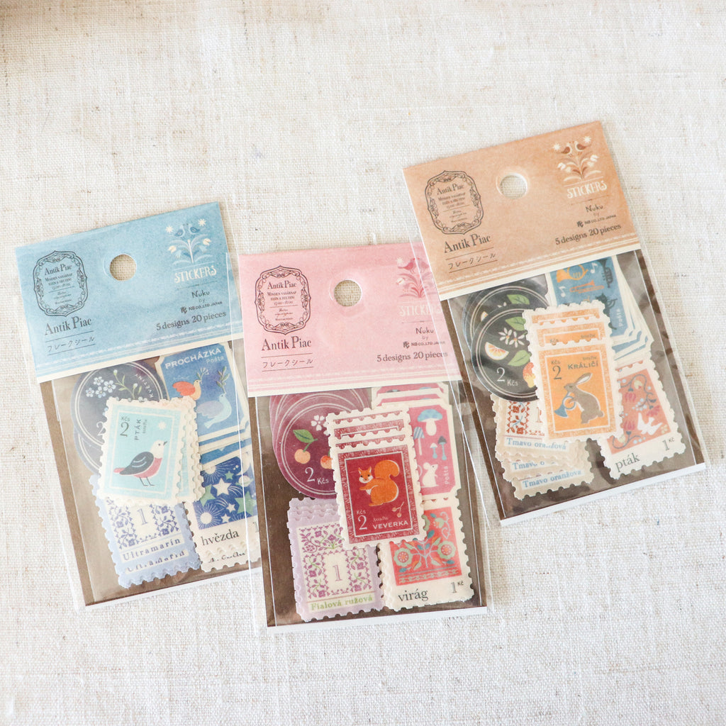 NB-NuKu- Flake Sticker- Antique Piats