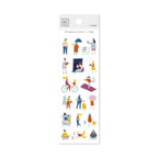 MU Whispered Corners Die-cut Mini Sticker Sheet - Ordinary Days （06）