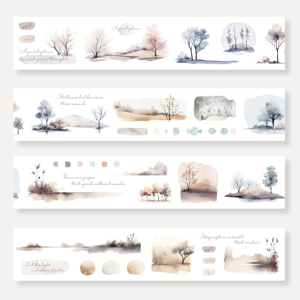 MU Kiss-Cut PET Roll Tape - Serene Pages
