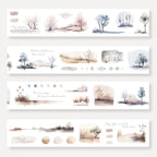 MU Kiss-Cut PET Roll Tape - Serene Pages