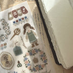 【Breezy Studio】Flower shop Print-on Sticker