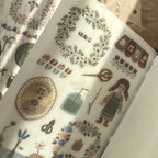 【Breezy Studio】Flower shop Print-on Sticker