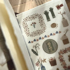 【Breezy Studio】Flower shop Print-on Sticker