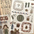 【Breezy Studio】Flower shop Print-on Sticker