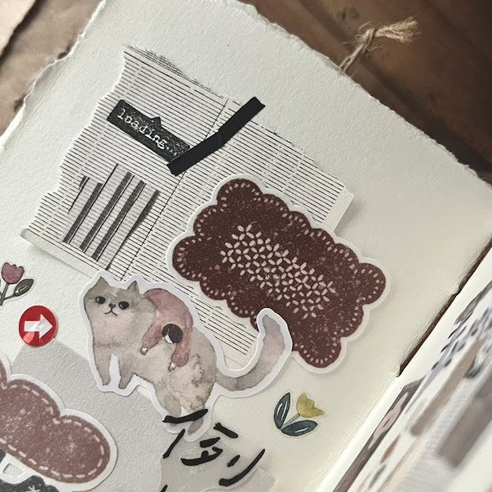 【Breezy Studio】Fabric 5cm kiss-cut washi tape