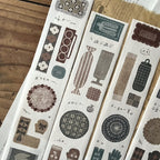 【Breezy Studio】Fabric 5cm kiss-cut washi tape
