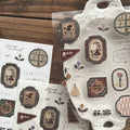 【Breezy Studio】Flower window - 3 material sticker set