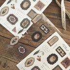 【Breezy Studio】Flower window - 3 material sticker set