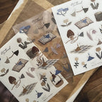 【Breezy Studio】Forest of flower - 3 material sticker set