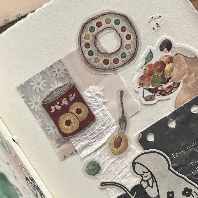 【Breezy Studio】Snack shop 3.5cm kiss-cut PET tape