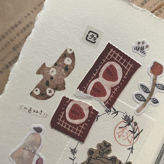 【Breezy Studio】Fabric tag 2.5cm die-cut tape