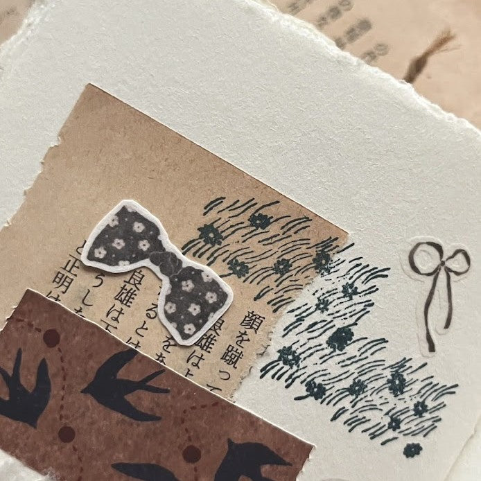 【Breezy Studio】Ribbon 3cm kiss-cut washi tape