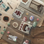 【Breezy Studio】Snack shop 3.5cm kiss-cut PET tape
