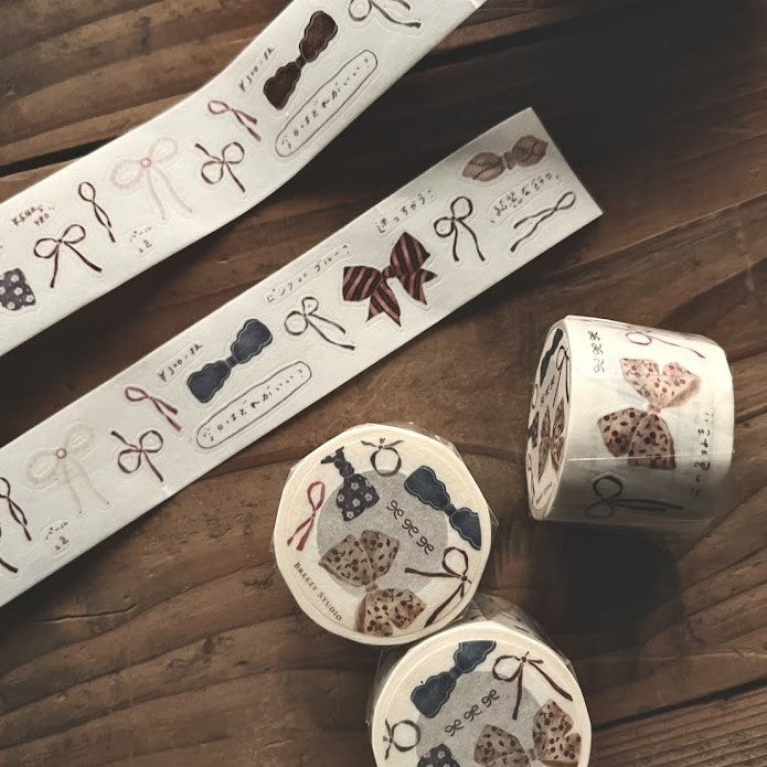【Breezy Studio】Ribbon 3cm kiss-cut washi tape