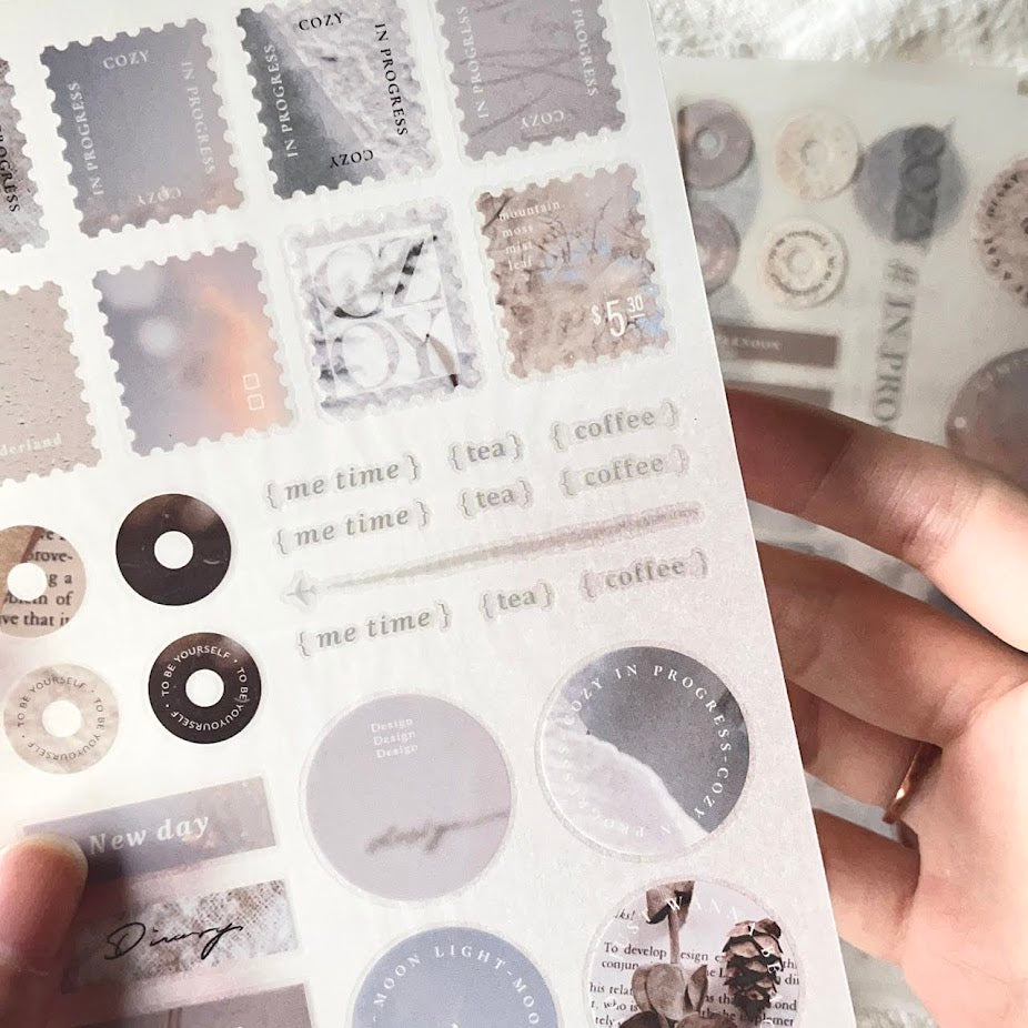 【Breezy Studio】COZY # in progress Vol.2 Print-on Sticker