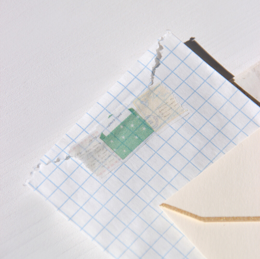 [BOKI] Die-cut Masking Tape- Dear - Little Letters