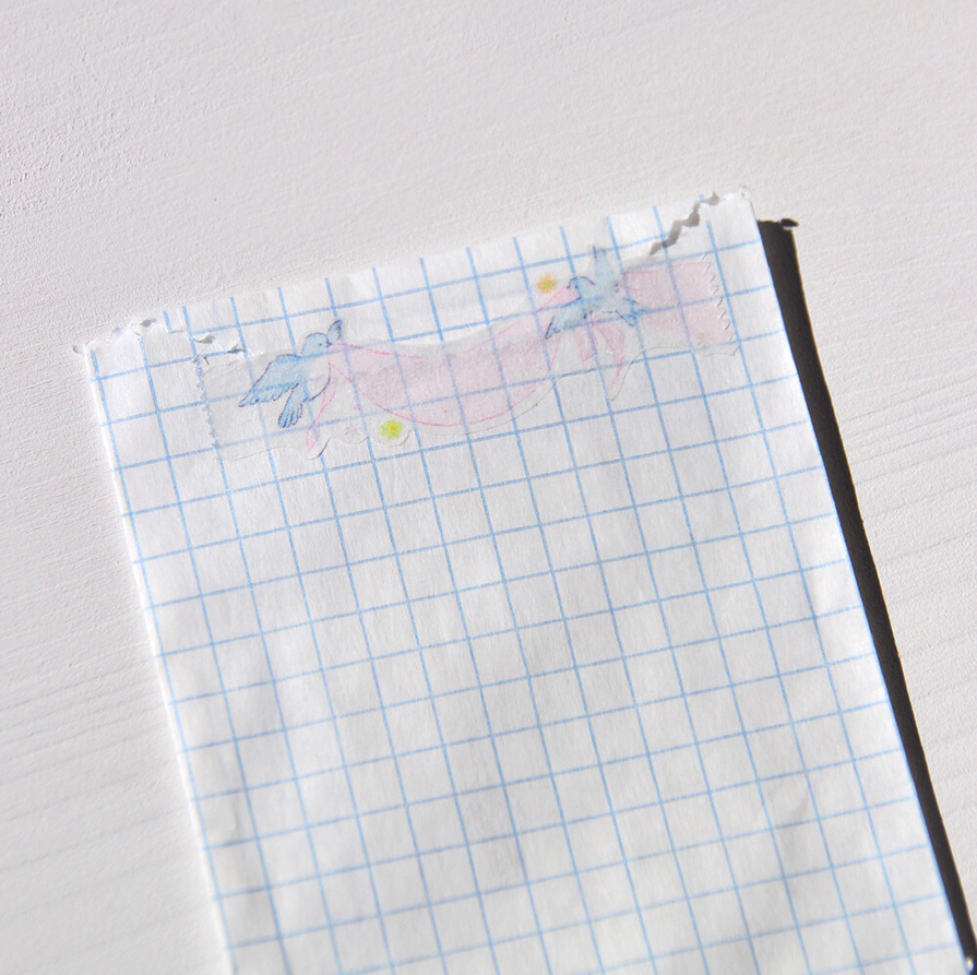 [BOKI] Die-cut Masking Tape- Spring Party - Bluebird Draping