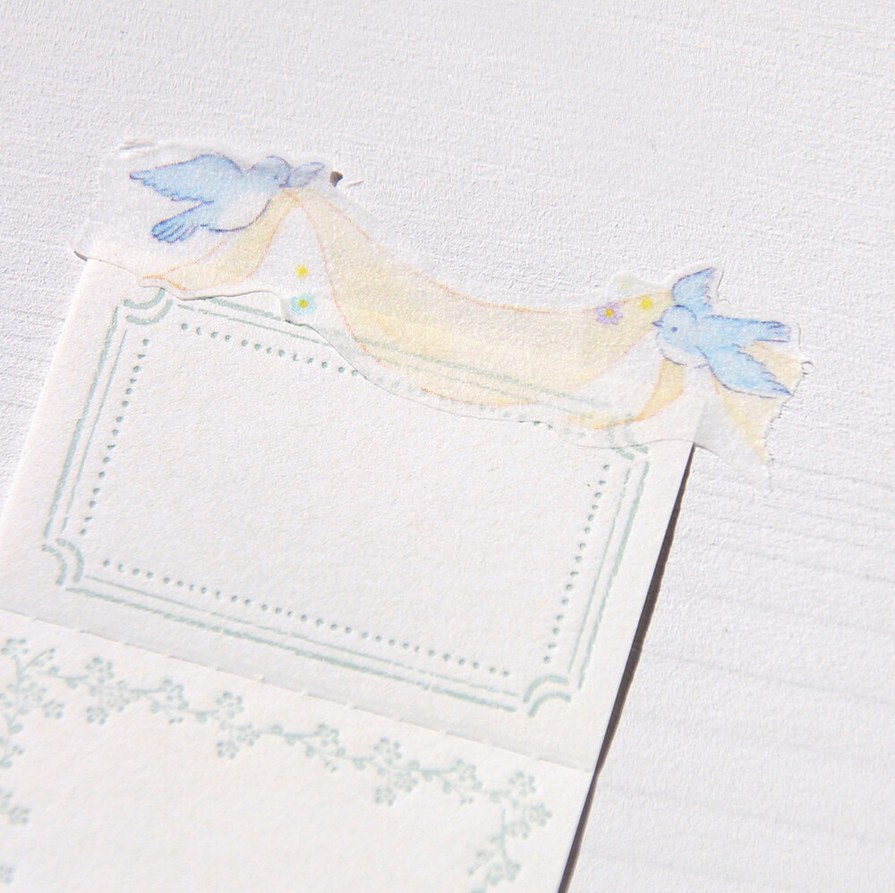 [BOKI] Die-cut Masking Tape- Spring Party - Bluebird Draping