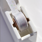 [BOKI] Die-cut Masking Tape- Patchwork - White Lace