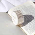 [BOKI] Masking Tape- Holy Bible Gold Foil - Christmas